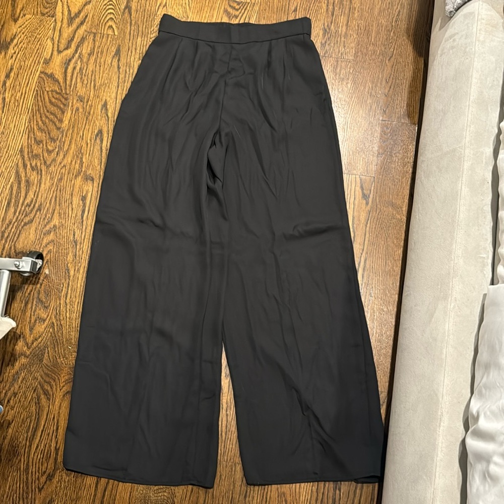 wide leg elastic trousers evening pants